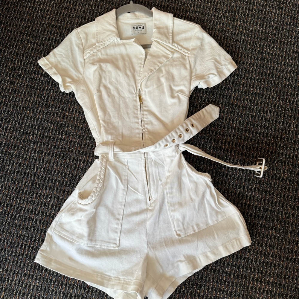 Show me your mumu romper (denim)